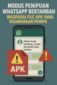 “Hati-Hati! File APK di WhatsApp Bisa Jadi Perangkap Penipu Digital”