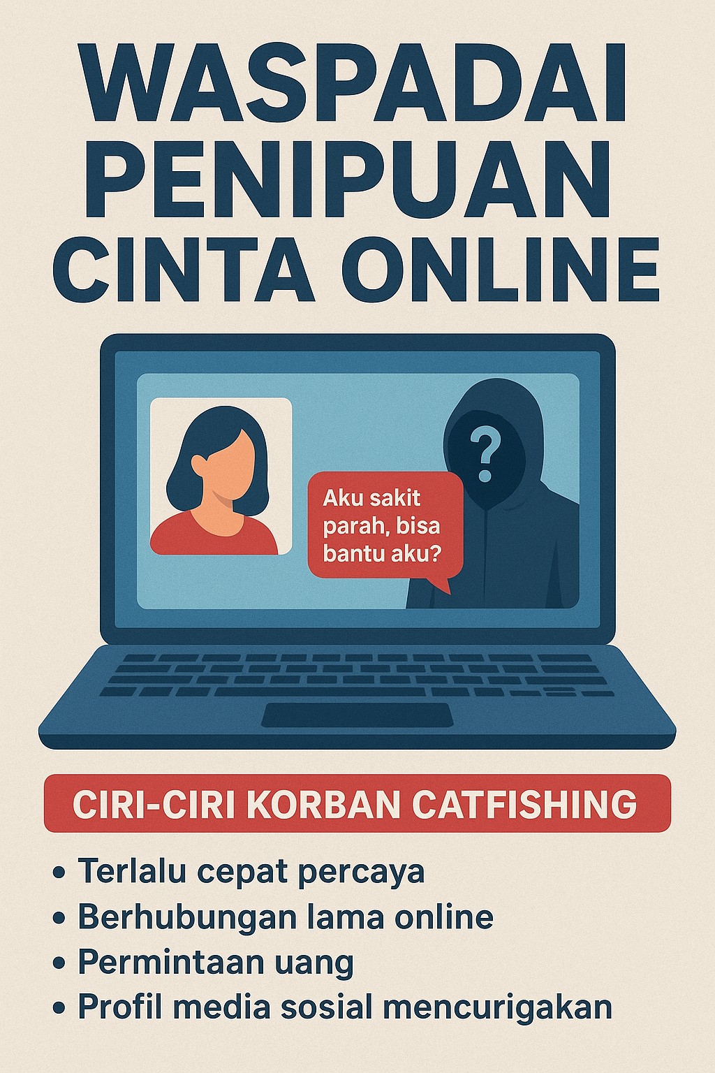 “Cinta Palsu di Dunia Digital: Mengenal Modus Catfishing dan Korbannya”