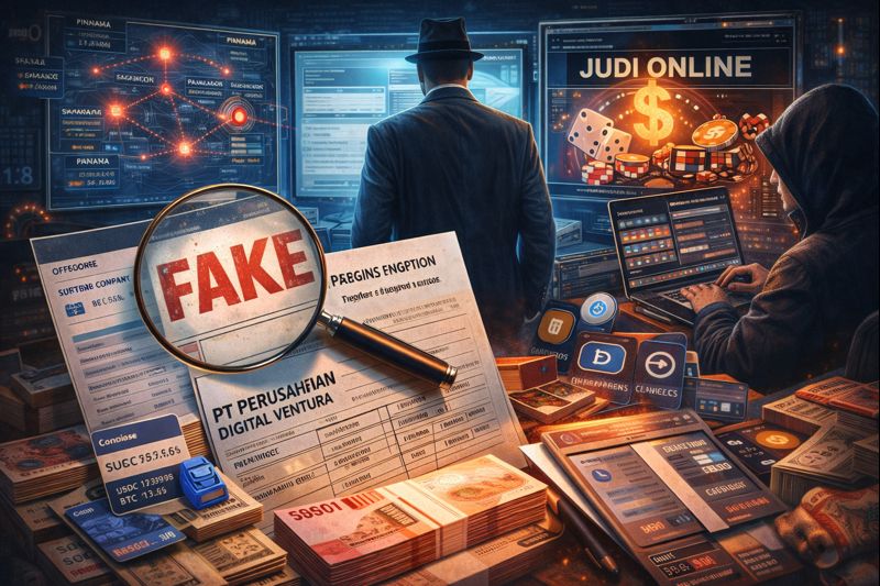 Judi Online dan Perusahaan Fiktif, Skema Licik Penyamaran Dana