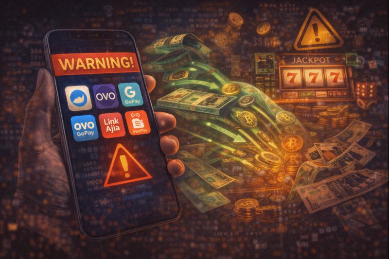 Judi Online Manfaatkan Celah E-Wallet, Perputaran Dana Capai Triliunan