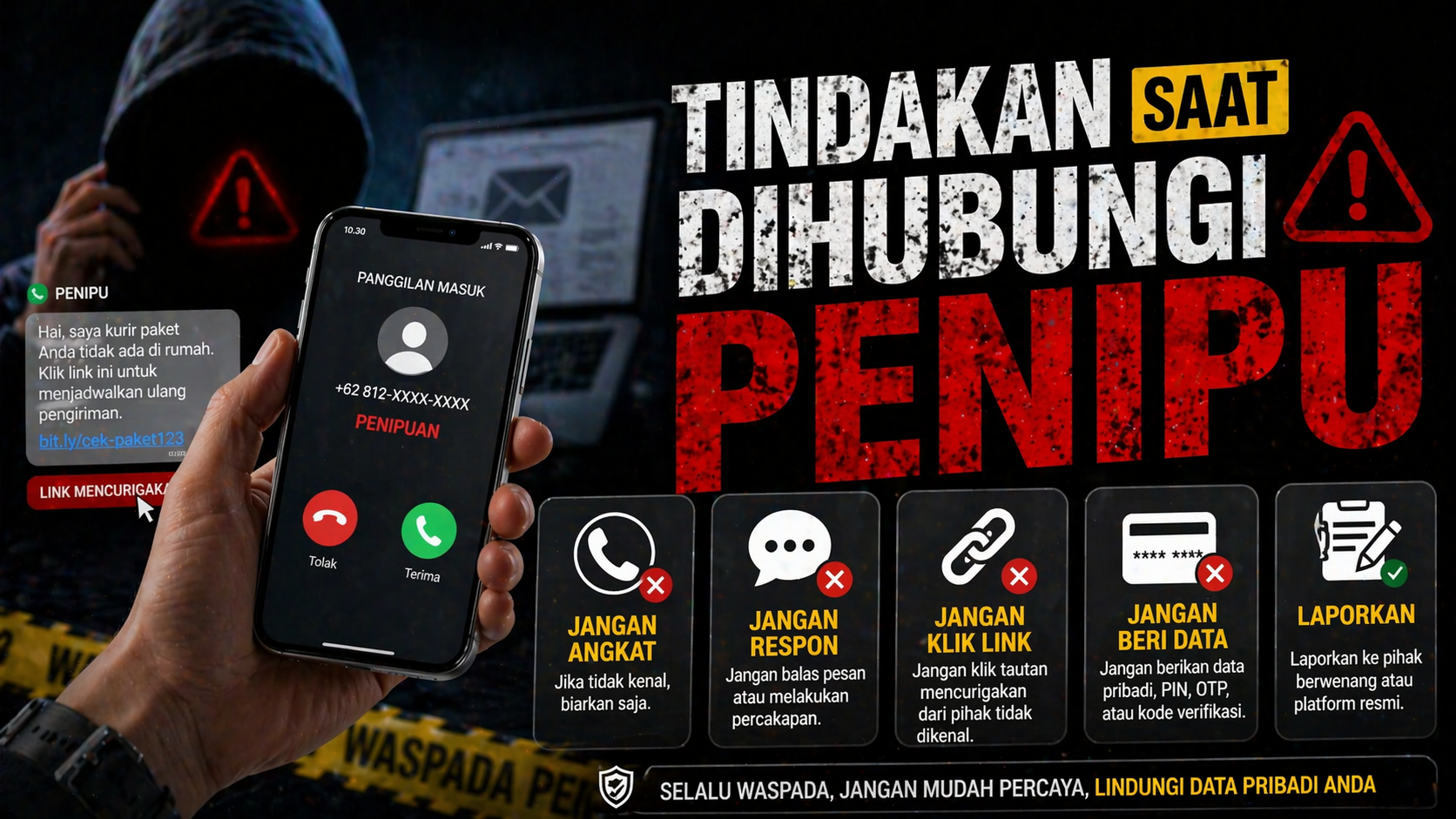 Ketika Penipu Menghubungi Anda, Lakukan 7 Hal Ini