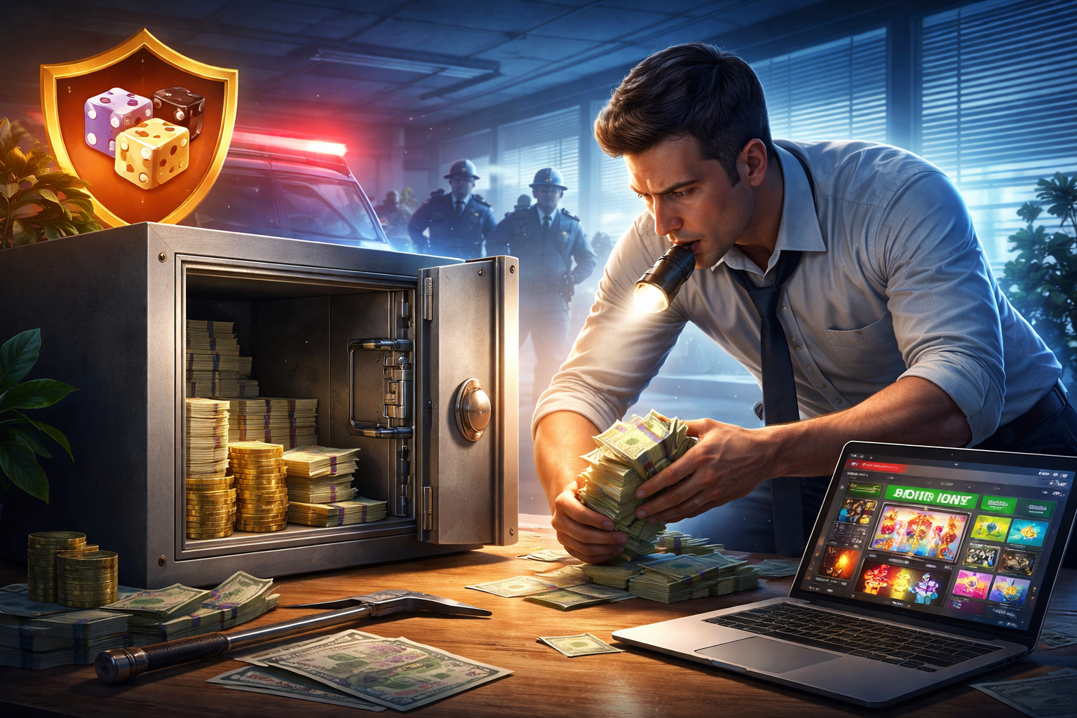 Terjerat Judi, Aksi Pembobolan Brankas Jadi Jalan Pintas