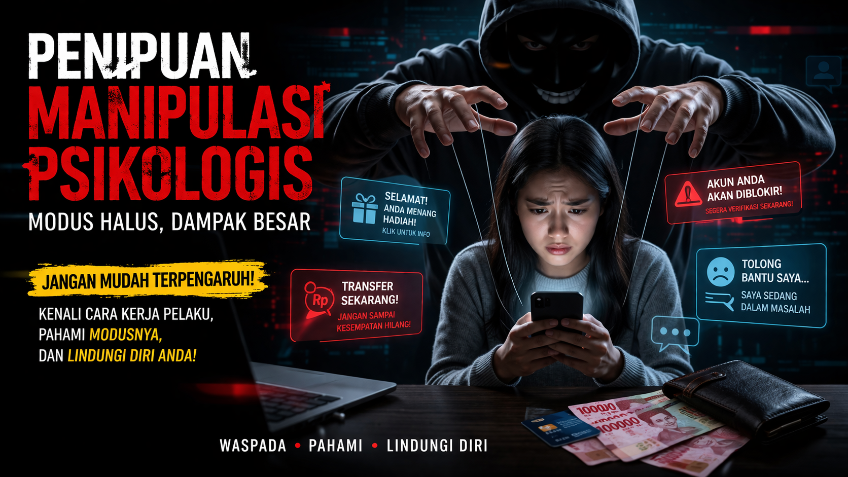 Jangan Mudah Terpengaruh! Ini Cara Mengenali Penipuan Psikologis
