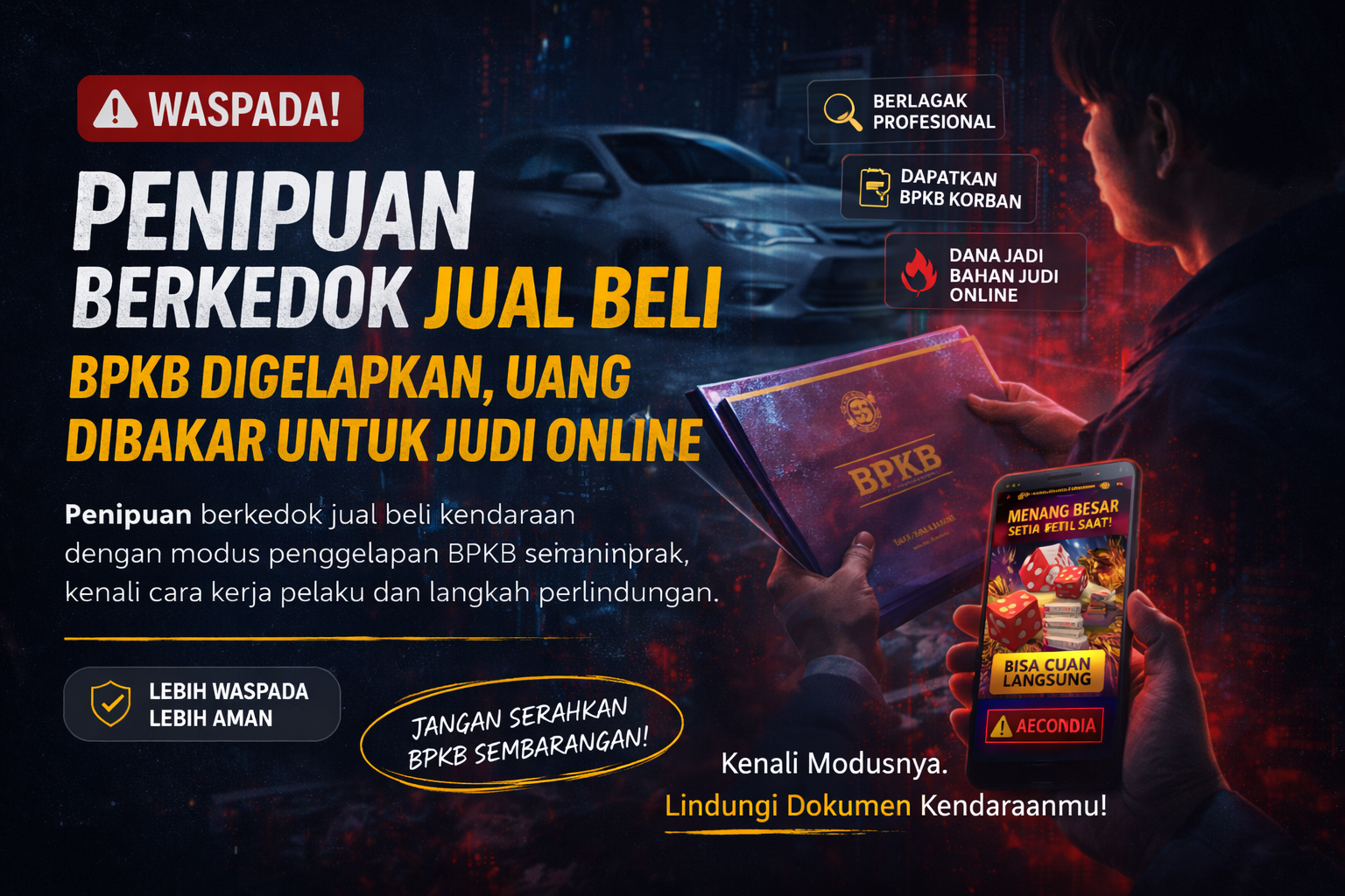 Kasus Penggelapan BPKB: Ancaman Nyata di Balik Transaksi Kendaraan