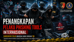 Sindikat Phishing Internasional Dibongkar, Bareskrim dan FBI Bertindak