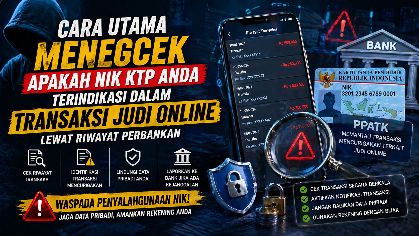 Rahasia Cek NIK Terlibat Judi Online yang Jarang Diketahui