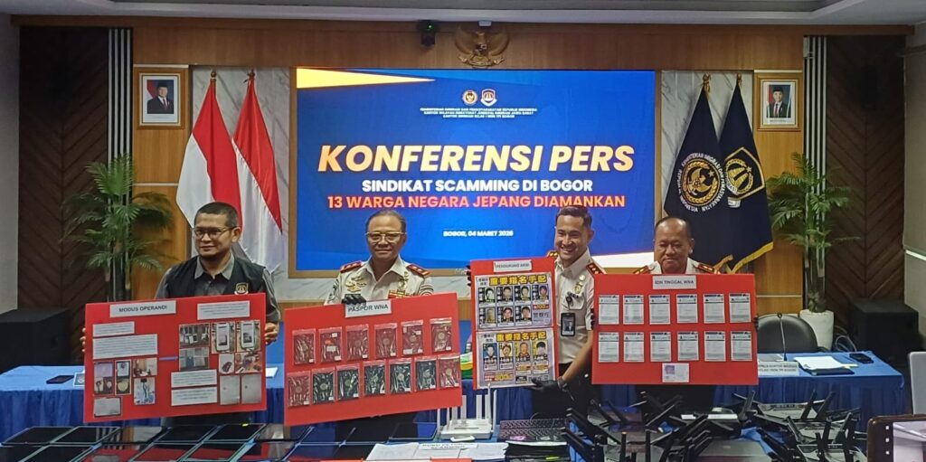 Imigrasi Bogor Amankan 13 WNA Jepang, Diduga Terlibat Penipuan Online