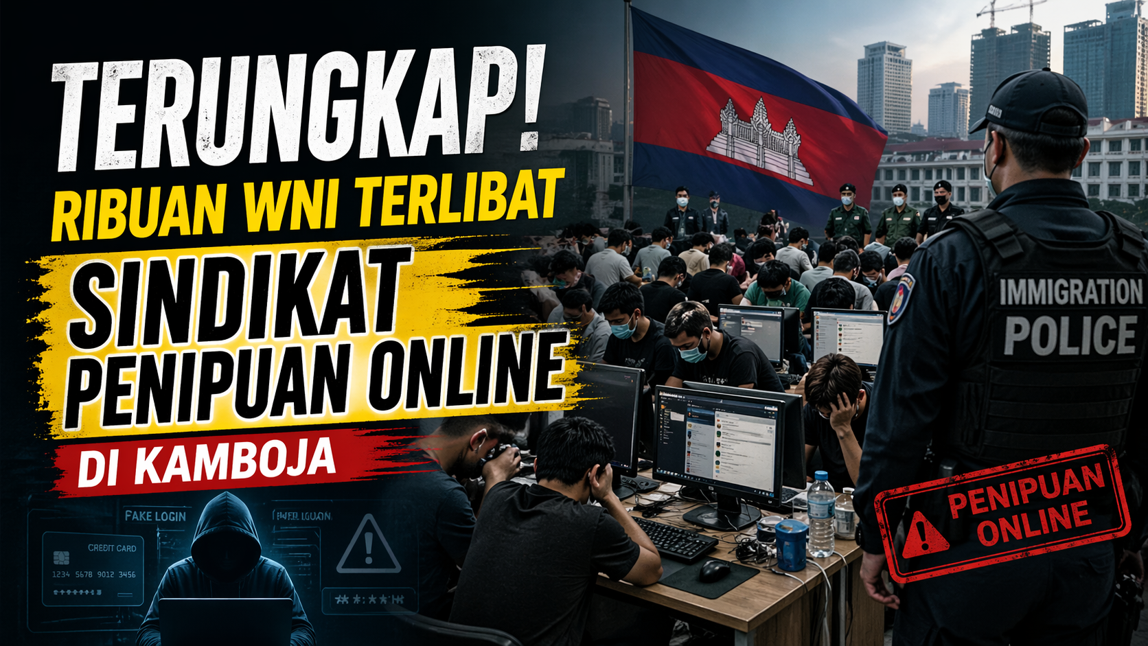 Sindikat Penipuan Online di Kamboja Libatkan Ribuan WNI