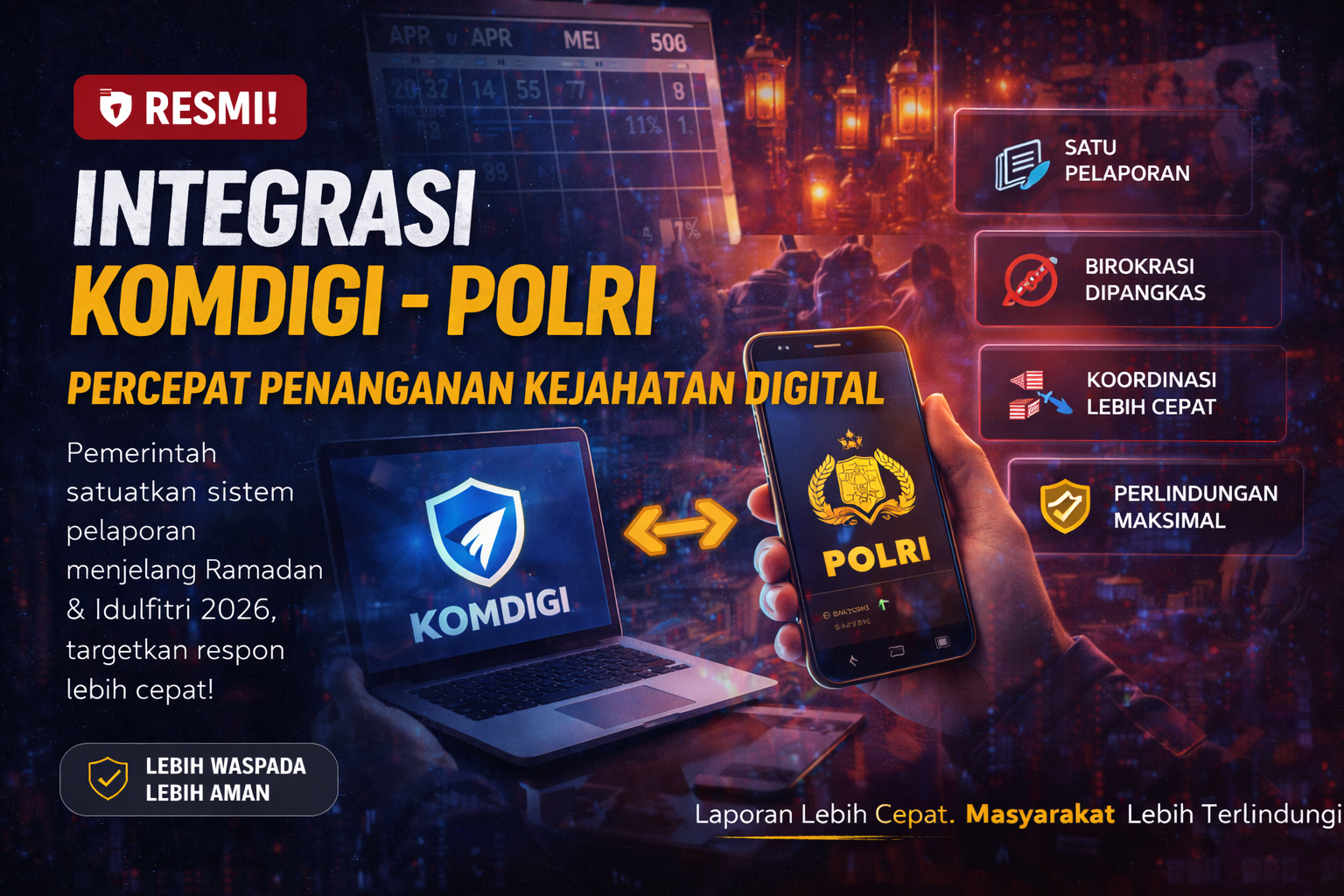 Birokrasi Dipangkas! Integrasi Komdigi–Polri Percepat Penanganan Kasus Siber