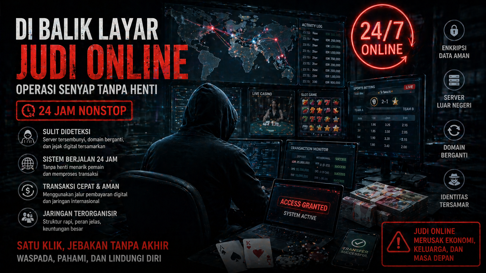 Menguak Dunia Gelap Judi Online: Teknologi dan Sistem di Baliknya