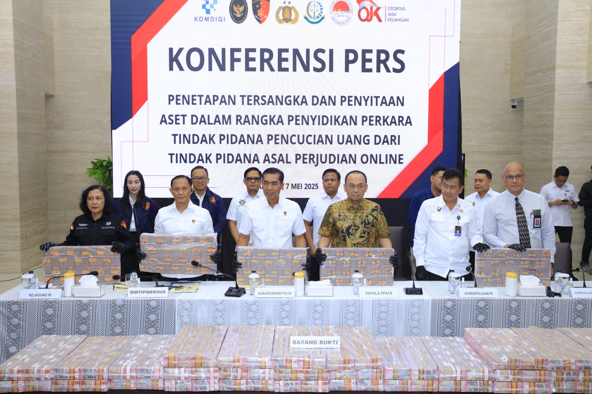 Polisi Ungkap Jaringan Pencucian Uang dari Judi Online