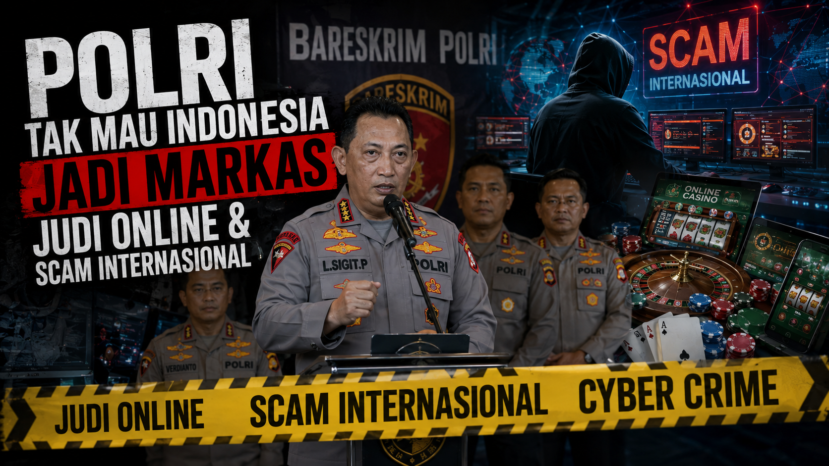 Komitmen Polri Hadapi Ancaman Kejahatan Siber Modern