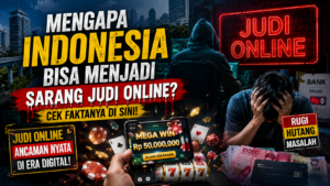 Indonesia dan Ancaman Judi Online: Fakta, Penyebab, dan Dampaknya