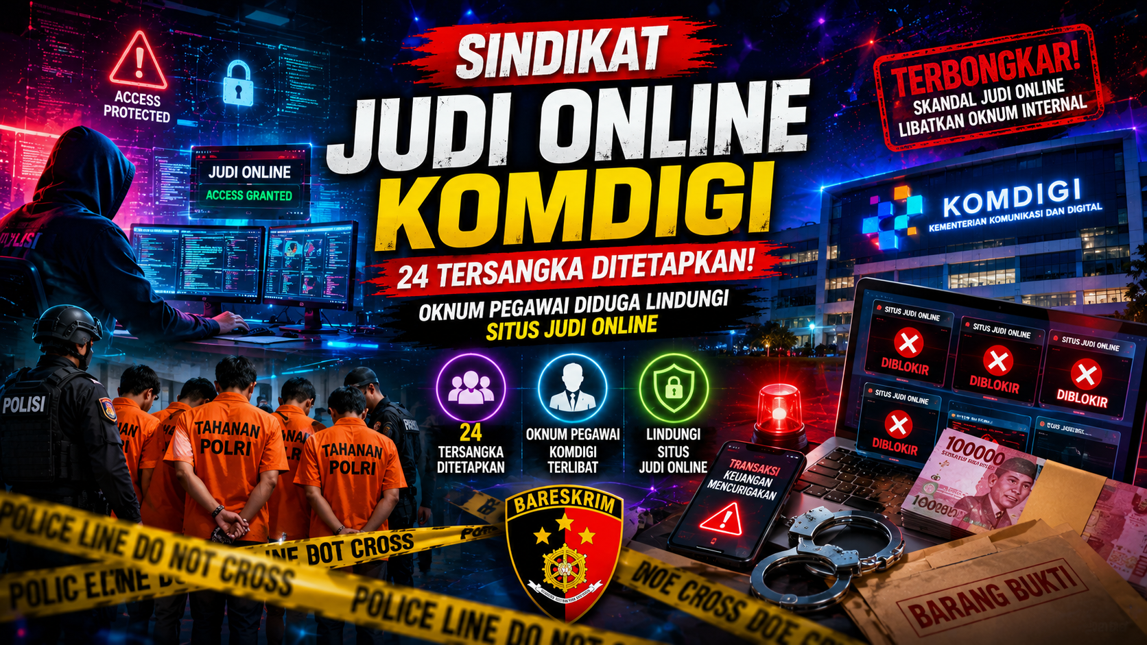 Kasus Komdigi Gegerkan Publik, Judi Online Dilindungi Oknum