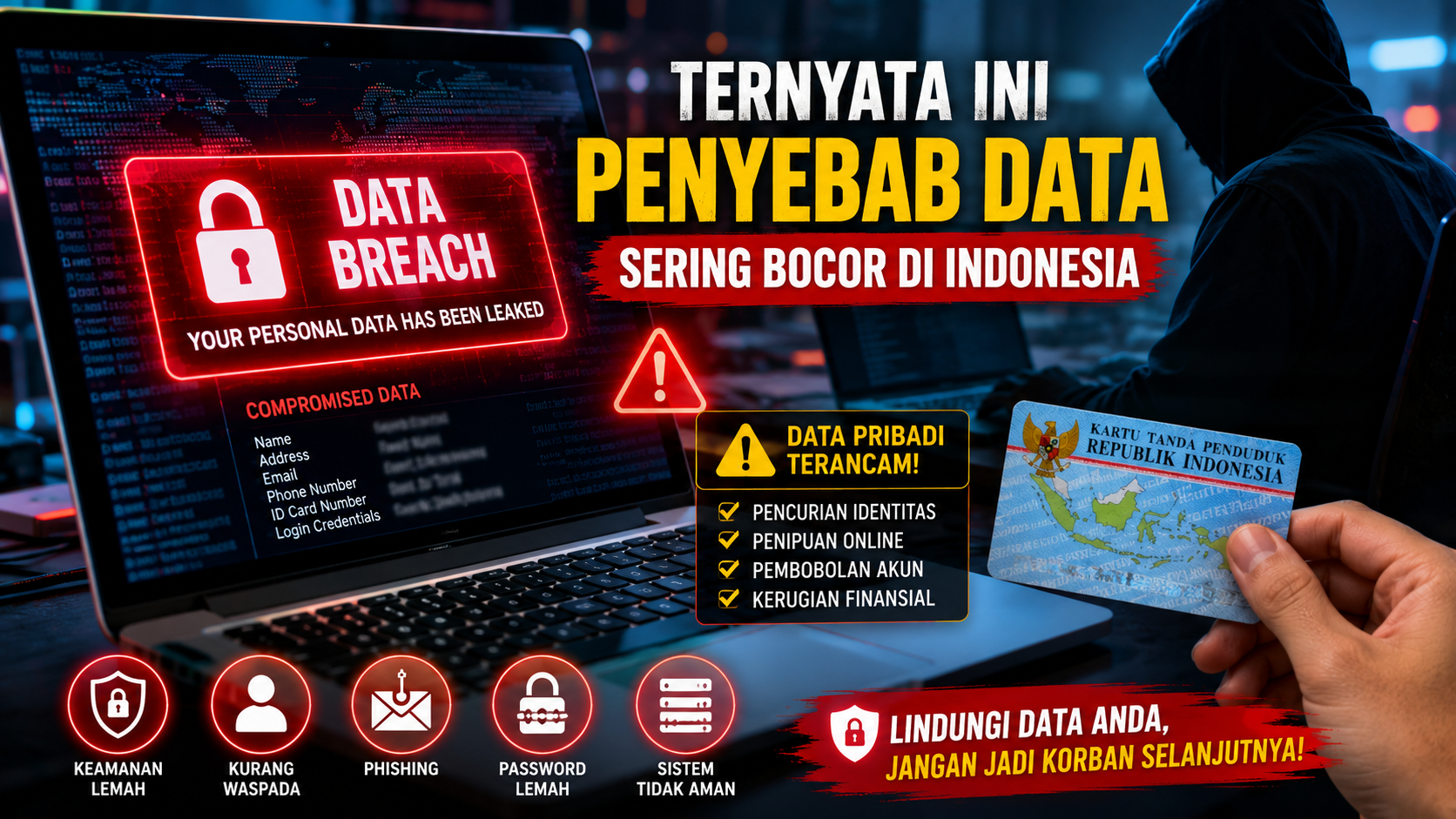 Mengapa Data Pribadi Sering Bocor? Ini Fakta yang Jarang Disadari
