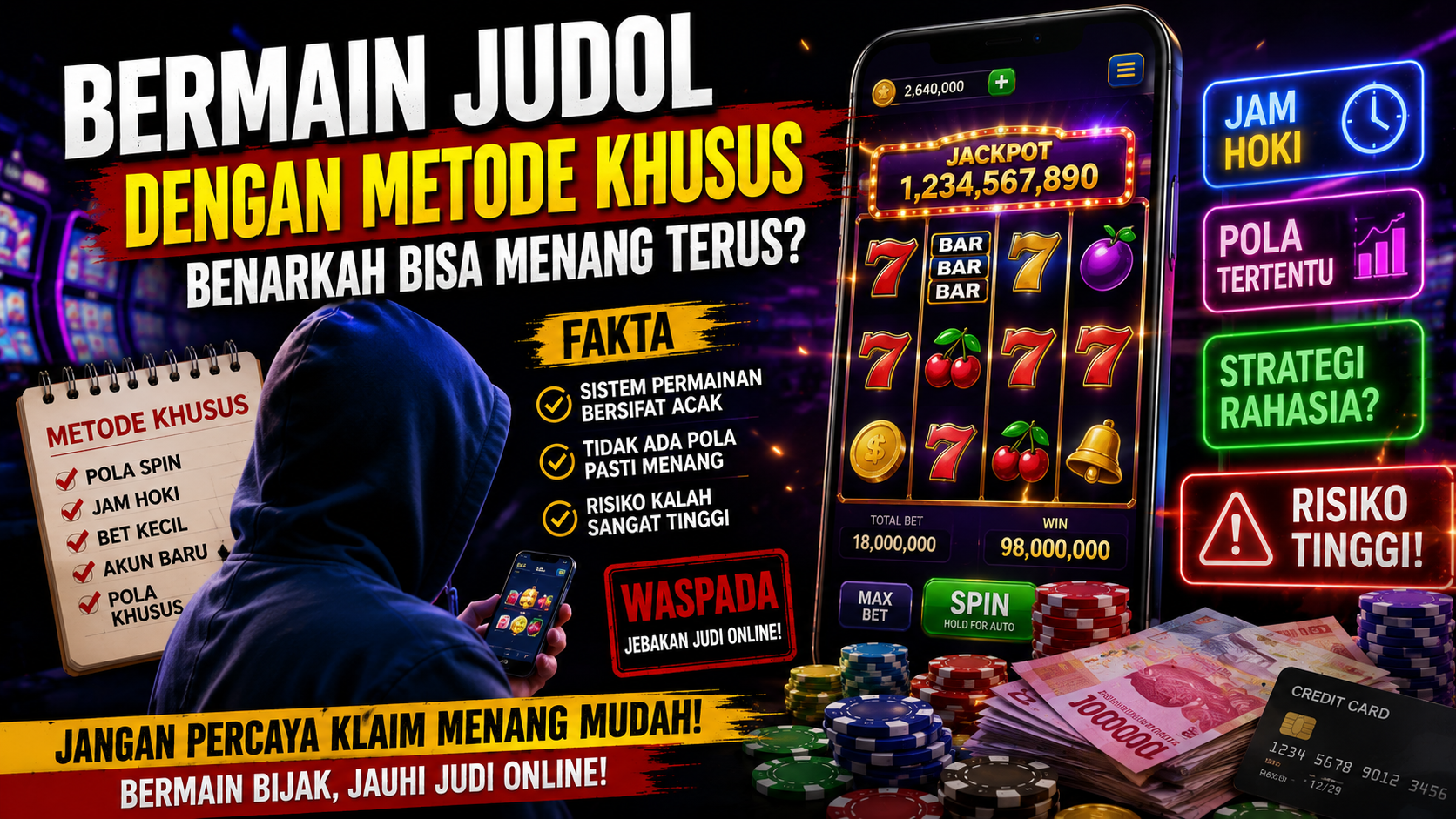 Strategi Rahasia Main Judol? Simak Risiko dan Faktanya