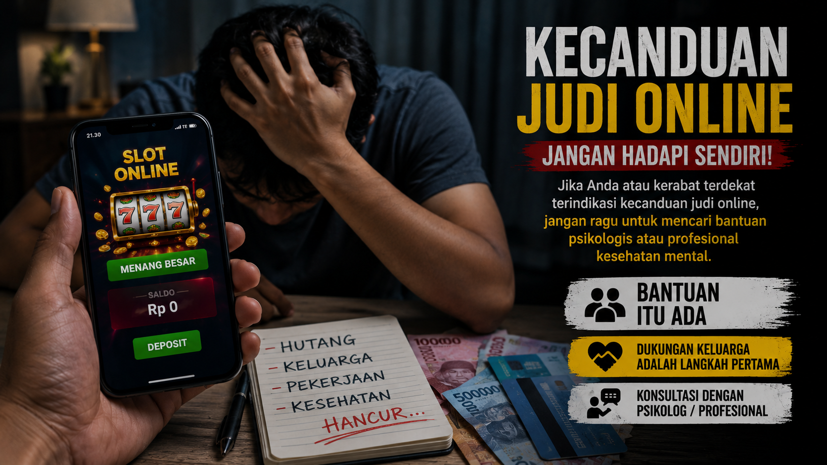 Judi Online dan Dampak Mental: Pentingnya Mencari Bantuan Sejak Dini