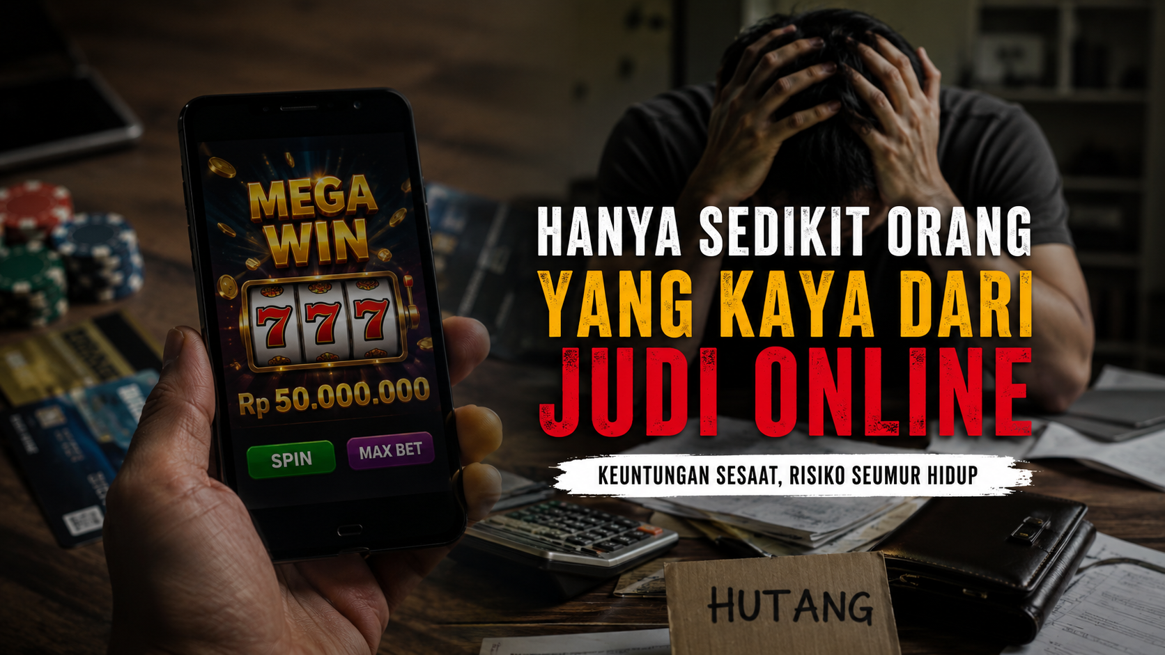 Kaya dari Judi Online Hanya Ilusi, Ini Fakta yang Jarang Disadari