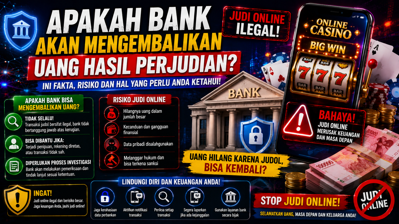 Uang Hilang karena Judol, Apa yang Bisa Dilakukan?