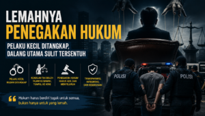 Penegakan Hukum Belum Maksimal, Pelaku Kecil Jadi Sasaran
