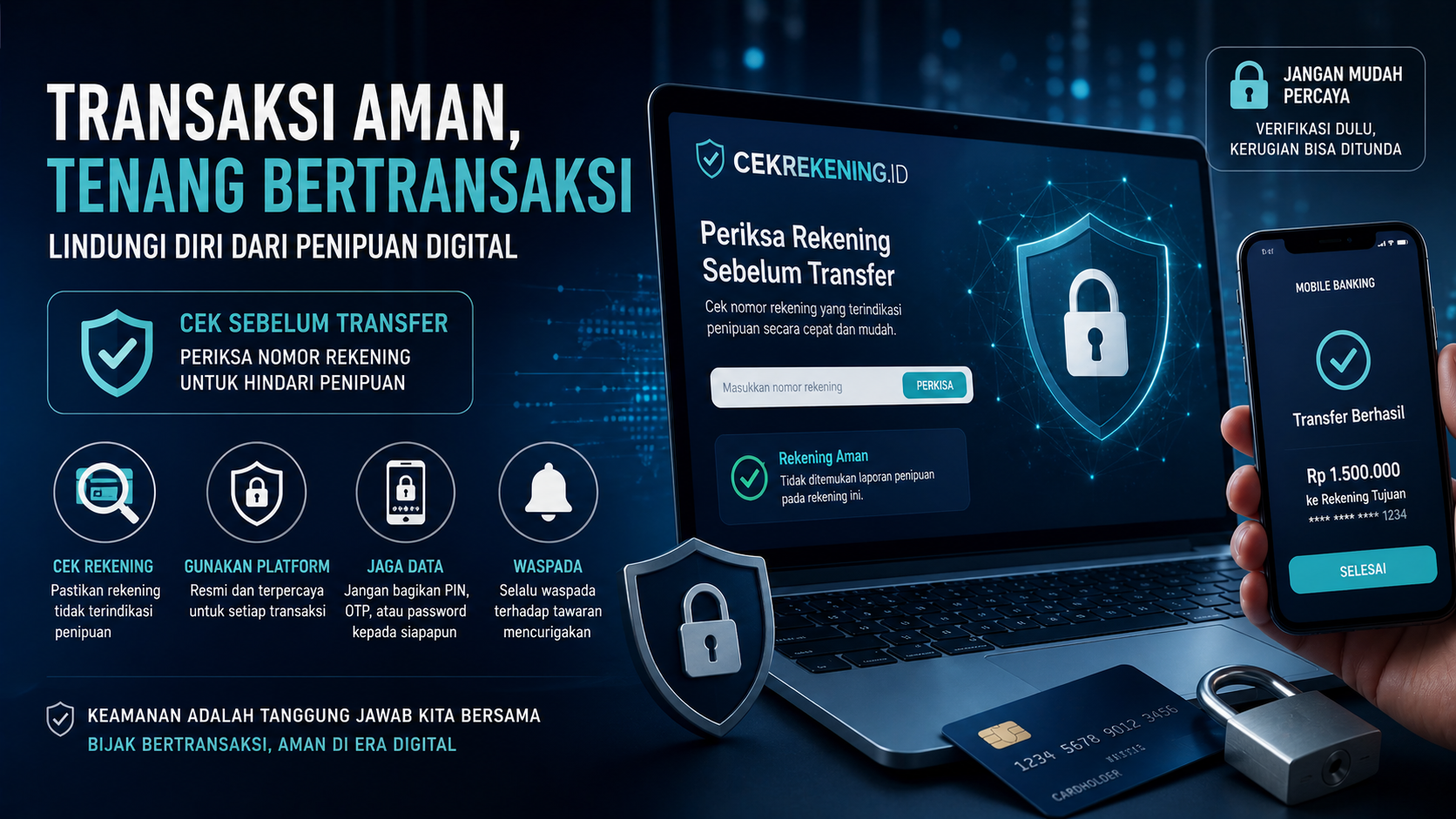 Langkah Cerdas Sebelum Transfer: Gunakan Cekrekening.id