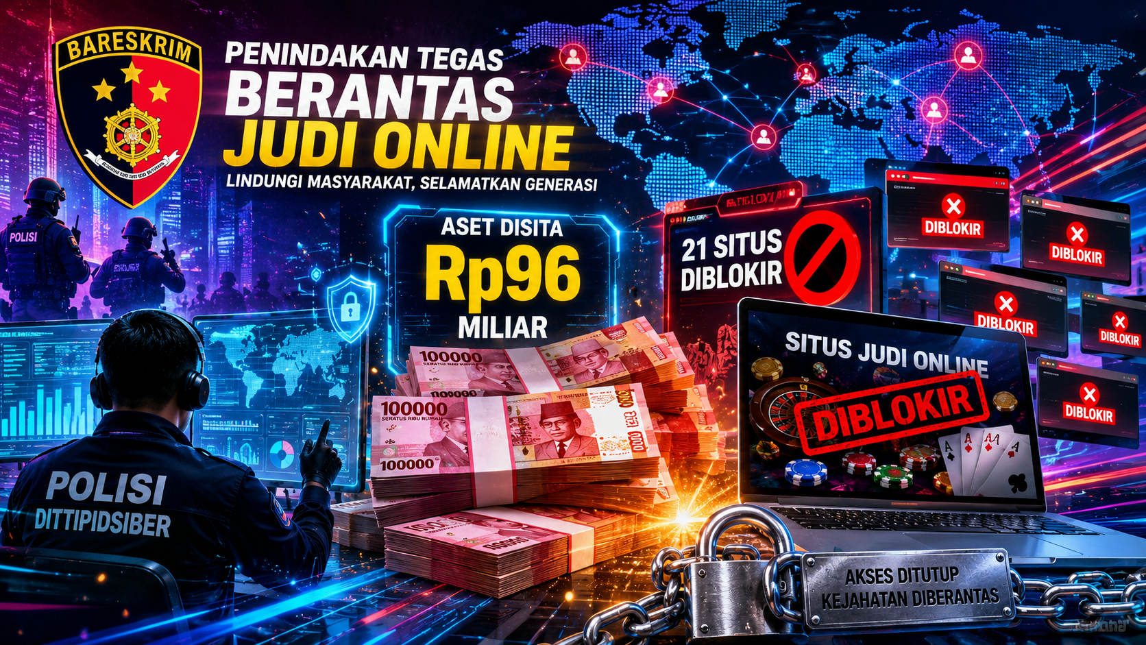 Sindikat Judi Online Terbongkar, Modus Pencucian Uang Terkuak