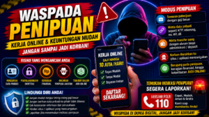 Modus Penipuan Berkedok Pekerjaan Semakin Meresahkan