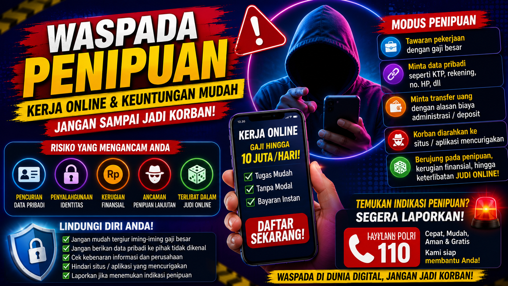 Modus Penipuan Berkedok Pekerjaan Semakin Meresahkan