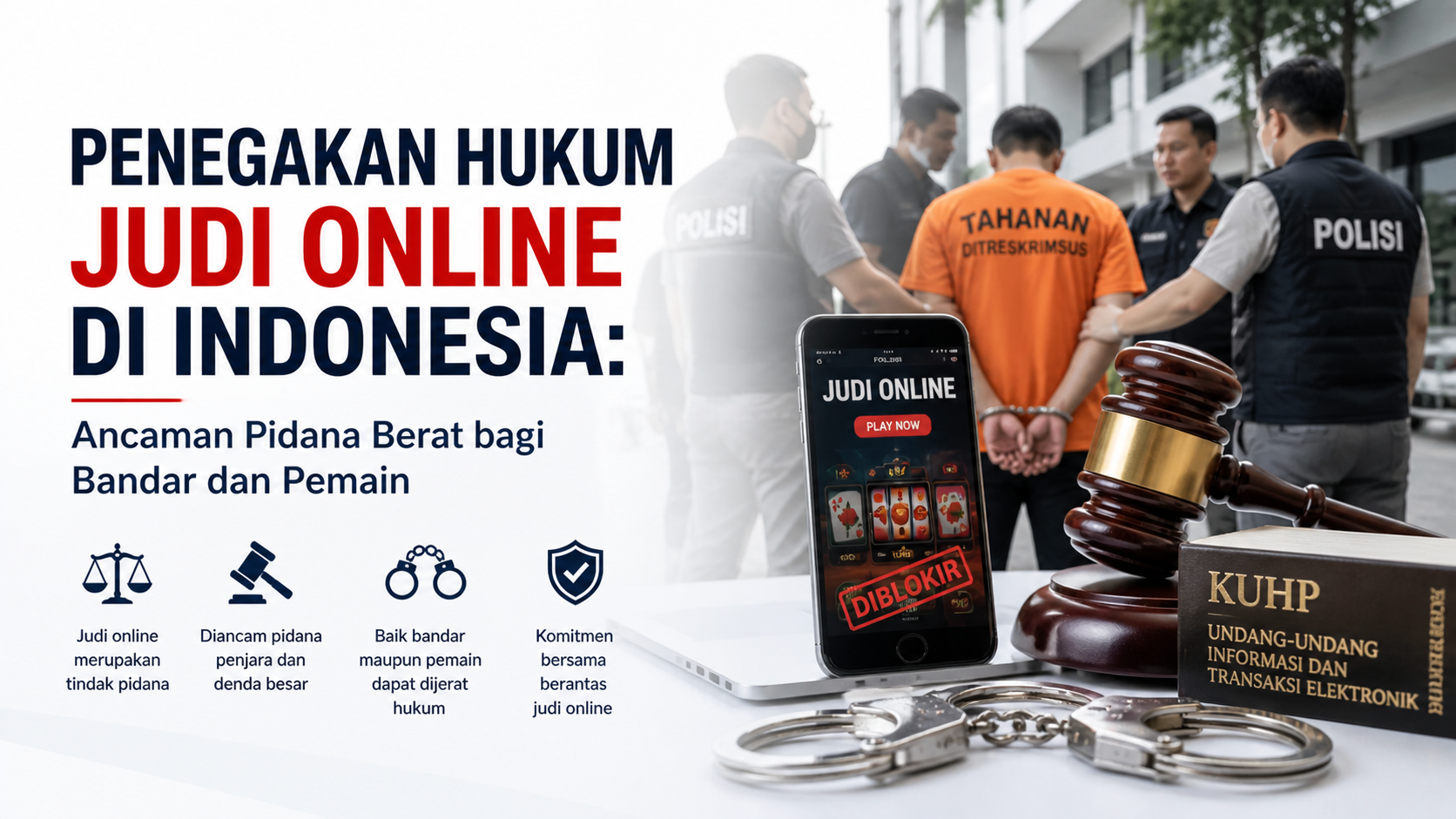UU Terbaru Perkuat Penindakan Judi Online di Indonesia