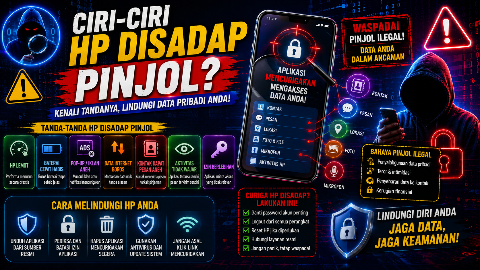 Bahaya Pinjol Ilegal terhadap Data Pribadi Pengguna