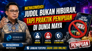 Menkomdigi: Judol Bukan Hiburan, Tapi Praktik Penipuan di Dunia Maya
