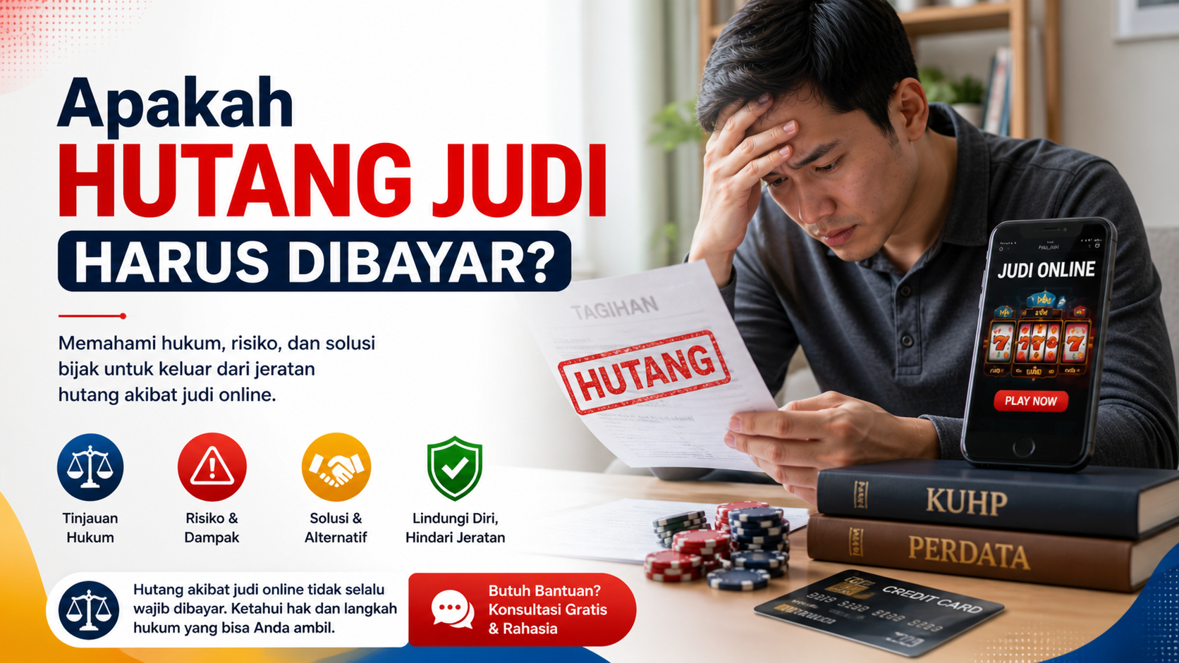 Jangan Panik, Ini Cara Mengatasi Hutang Judi