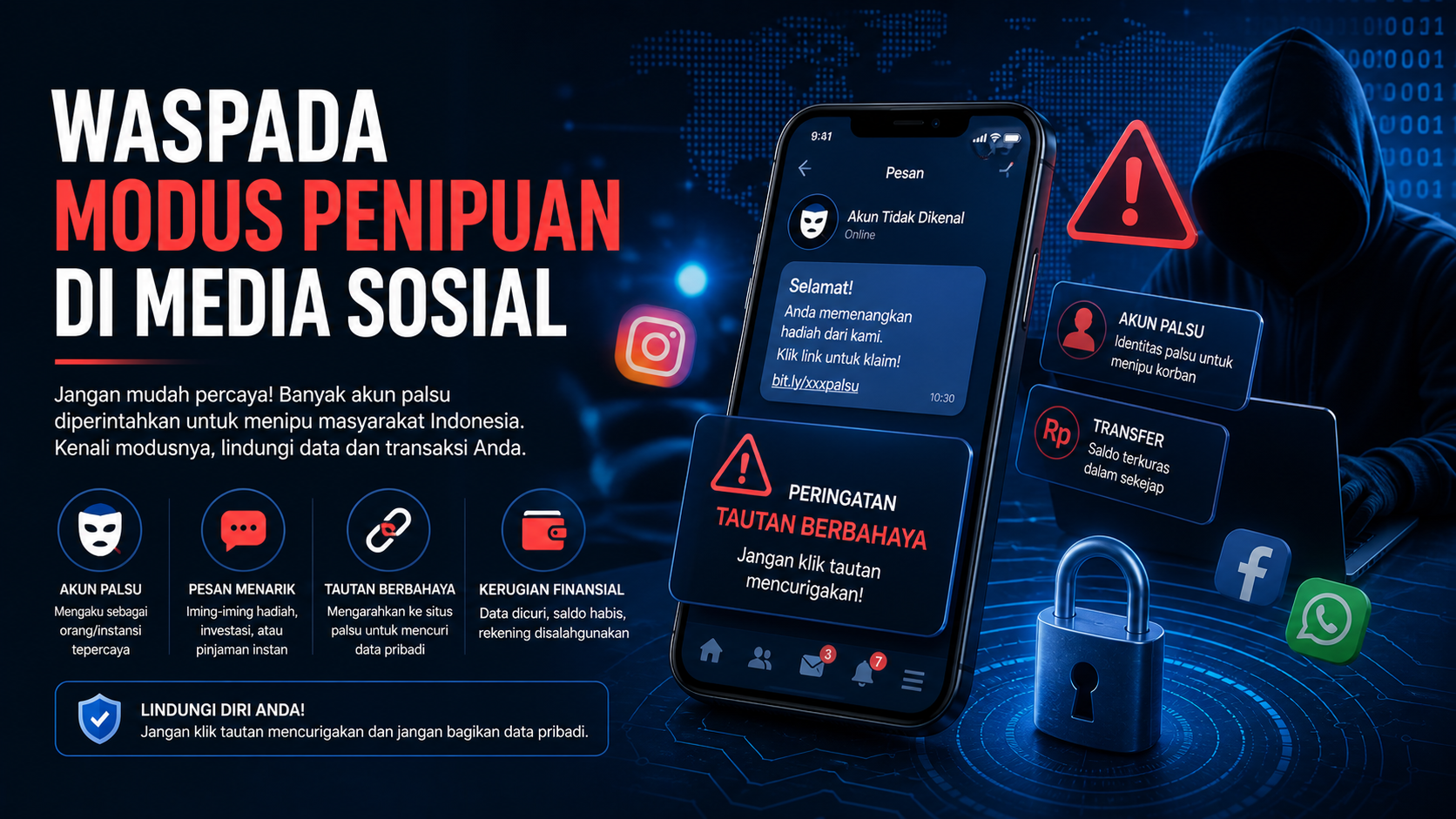 Waspada Penipuan Digital: Pelaku Dikendalikan dari Balik Layar