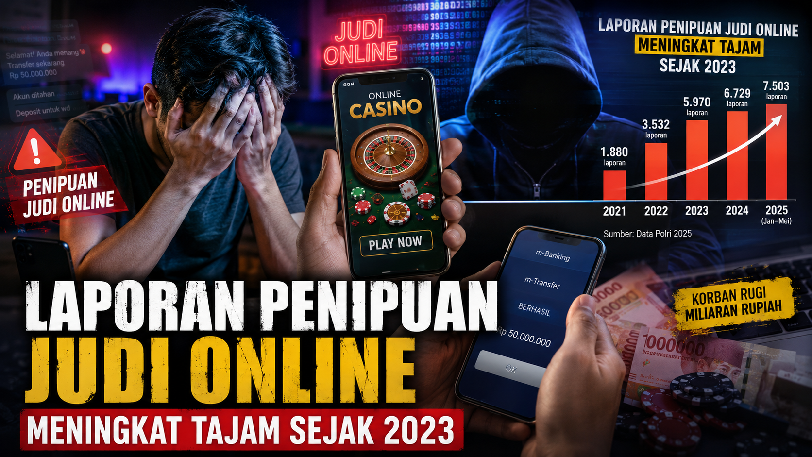 Judi Online dan Penipuan Digital Jadi Ancaman Serius Masyarakat Modern