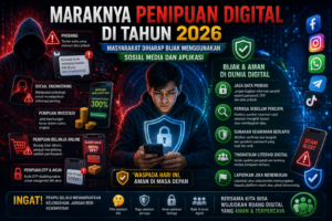 Penipuan Online Semakin Canggih di 2026, Pengguna Internet Harus Waspada
