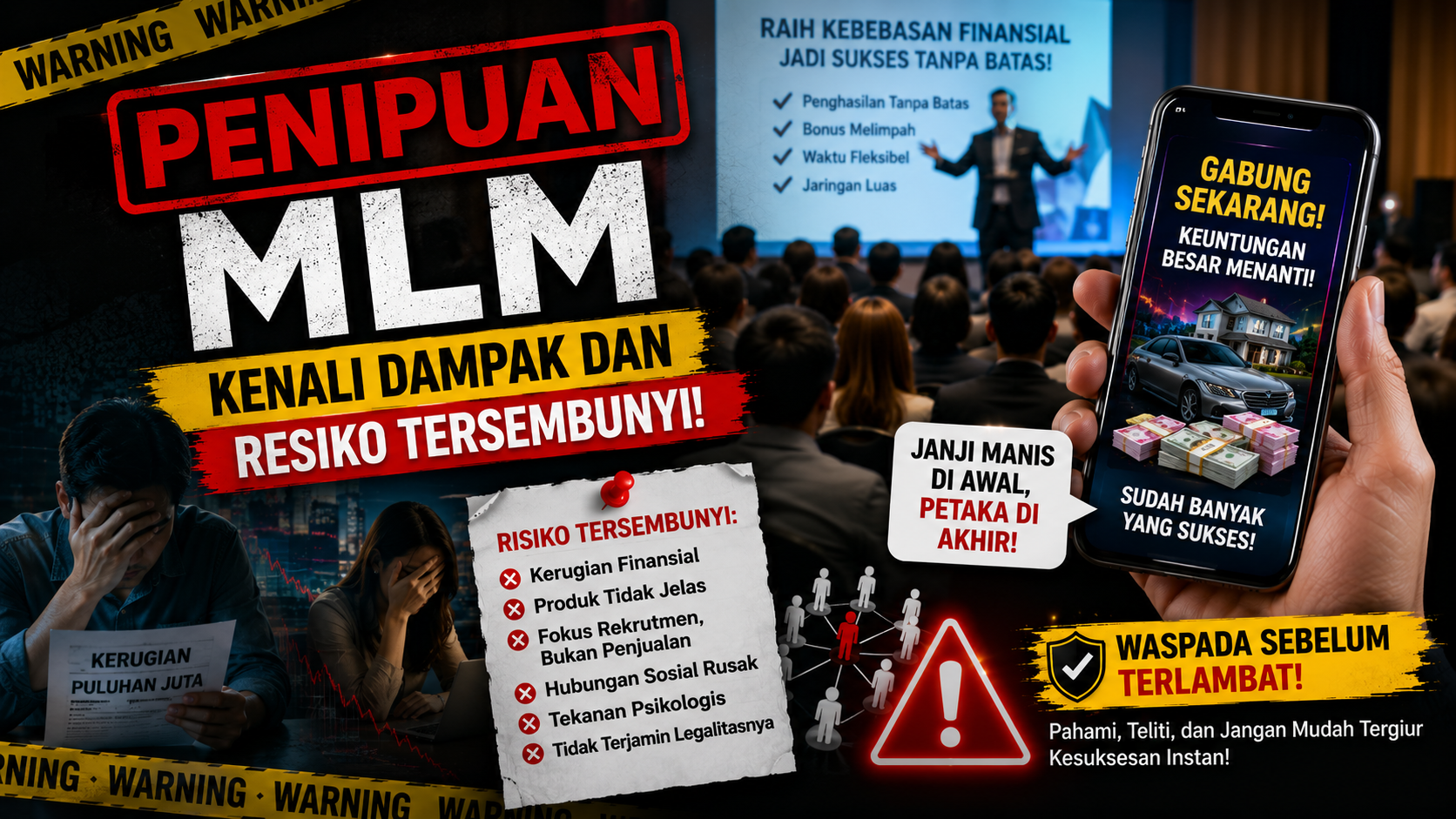 Penipuan MLM dan Risiko Besar yang Mengintai Anggotanya