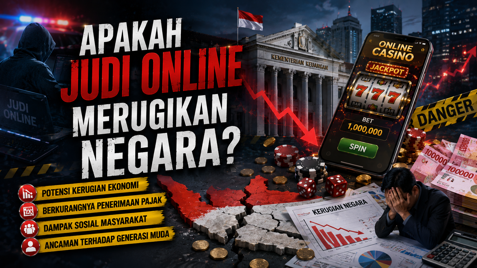 Judi Online Disebut Ancaman Serius bagi Negara, Benarkah?