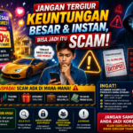 Keuntungan Cepat di Internet Belum Tentu Nyata, Waspadai Penipuan Digital
