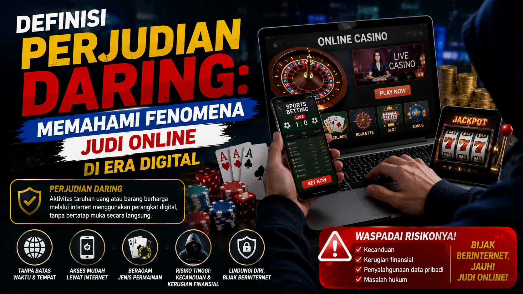 Definisi Perjudian Daring: Fenomena Digital yang Kian Mengkhawatirkan