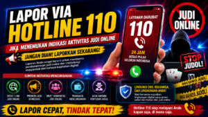 Hotline 110 Jadi Jalur Cepat Aduan Aktivitas Judol