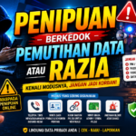 Jangan Mudah Percaya, Ini Cara Kerja Penipuan Berkedok Razia Administrasi