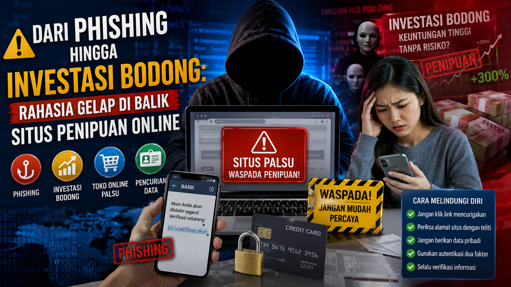 Kenali Modus Phishing dan Investasi Bodong Sebelum Menjadi Korban