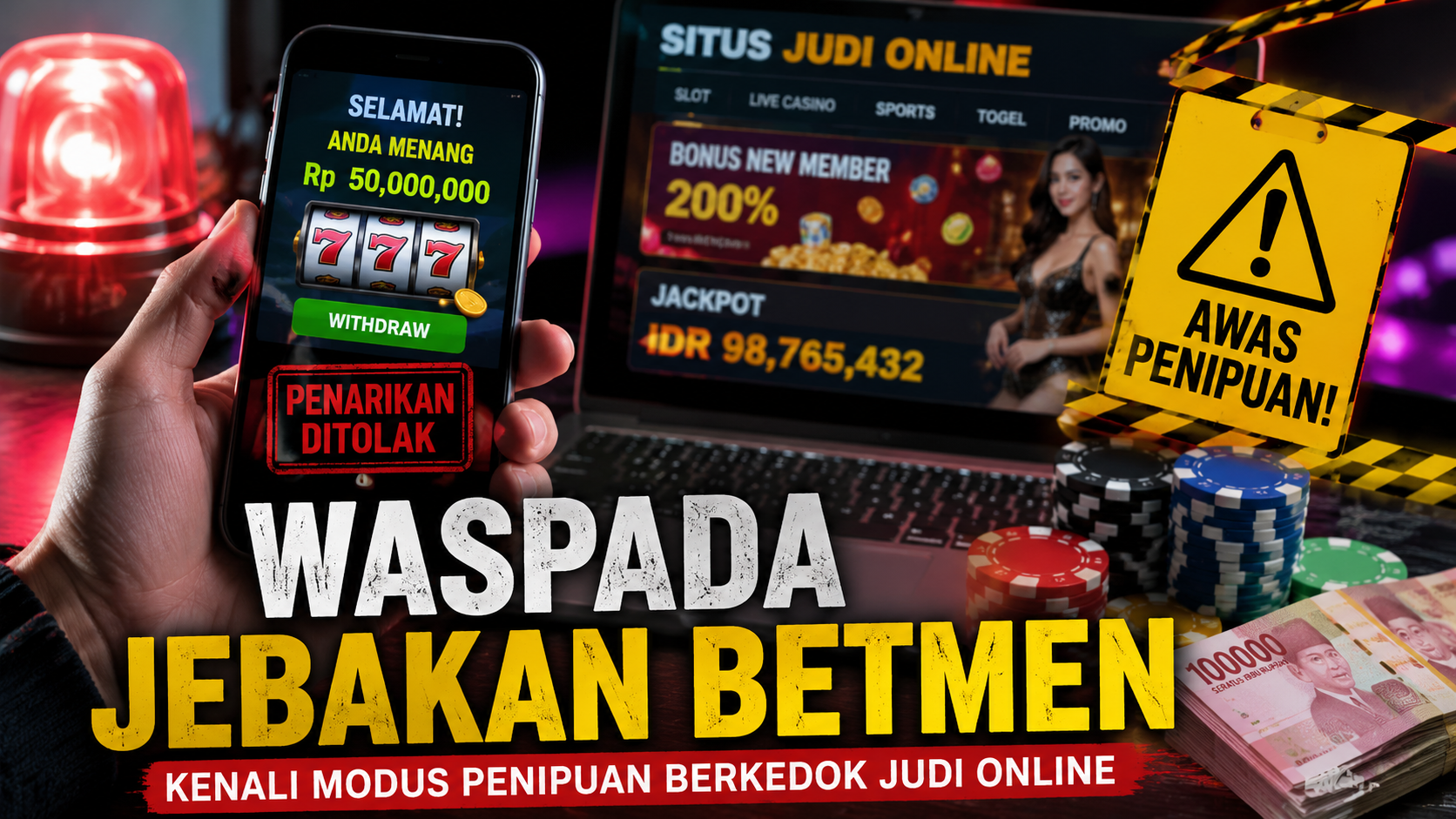Jebakan Betmen dalam Dunia Judi Online, Begini Cara Penipu Menjebak Korbannya