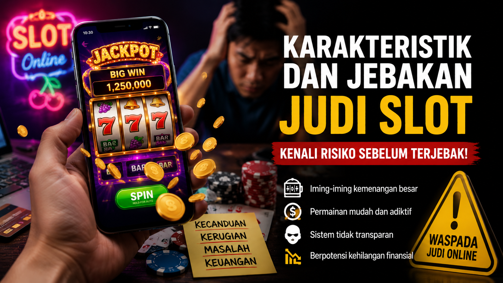 Jebakan Judi Slot: Antara Harapan Untung dan Risiko Kerugian