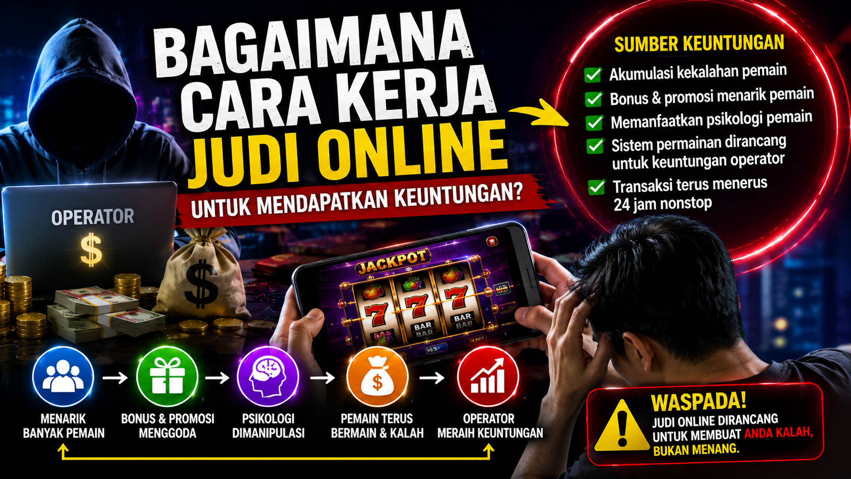 Kenapa Judi Online Selalu Untung? Ini Penjelasannya