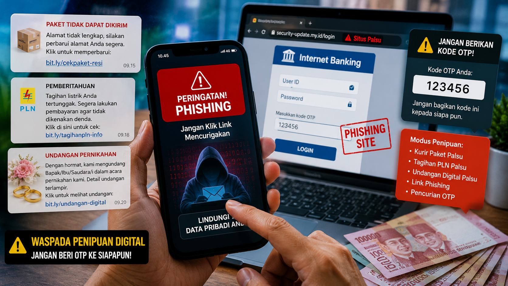 Jangan Sampai Jadi Korban, Kenali Modus Phishing yang Sedang Marak Beredar
