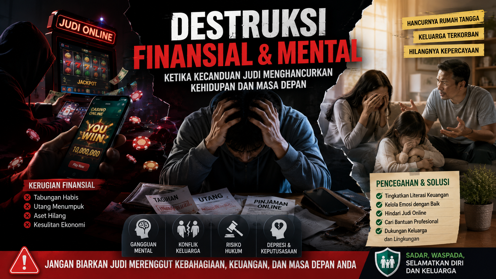 Mengenal Risiko Kecanduan Judi dan Cara Mencegahnya Sejak Dini