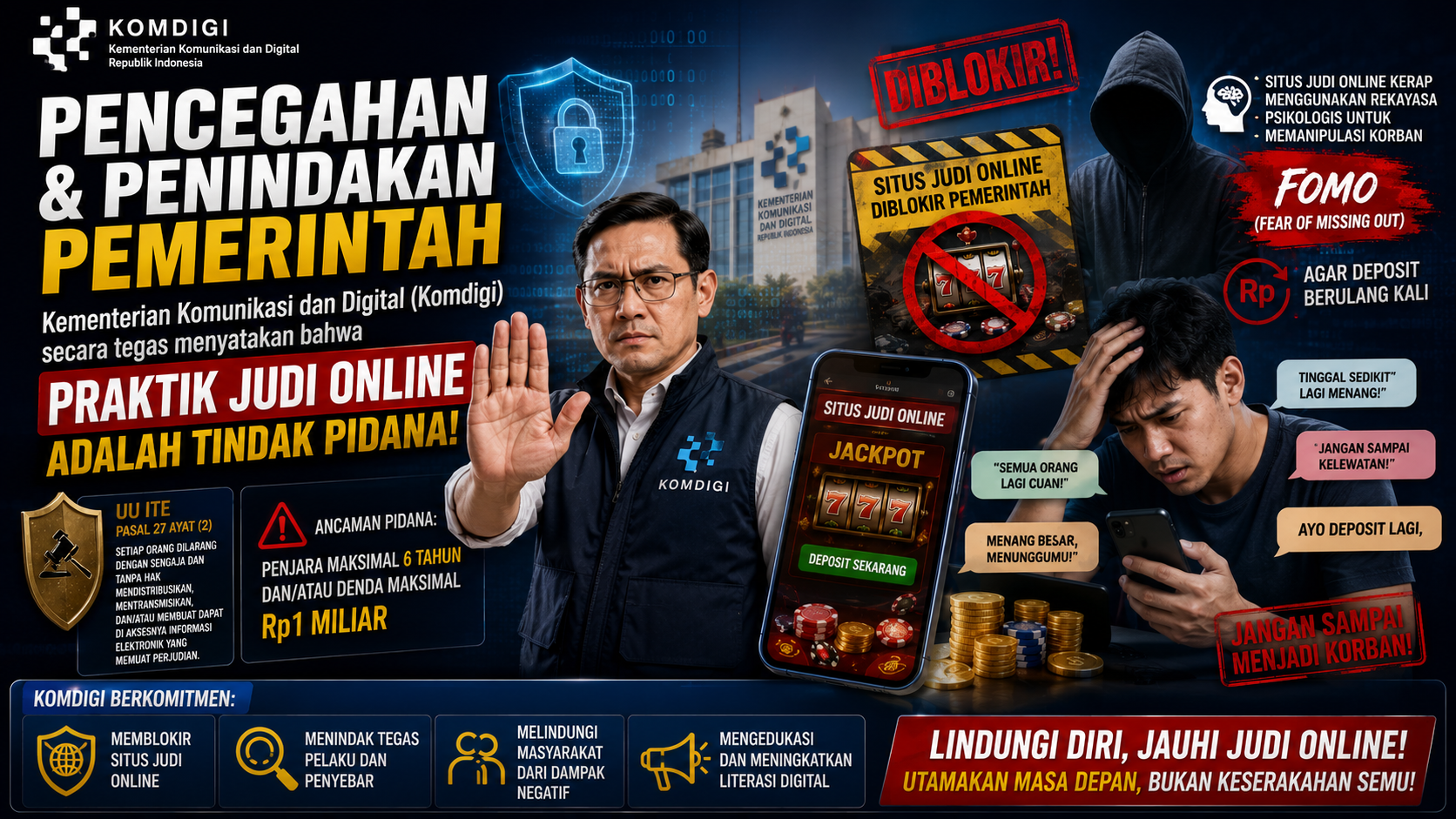 Di Balik Judi Online, Ada Manipulasi Psikologis yang Mendorong Korban Terus Deposit