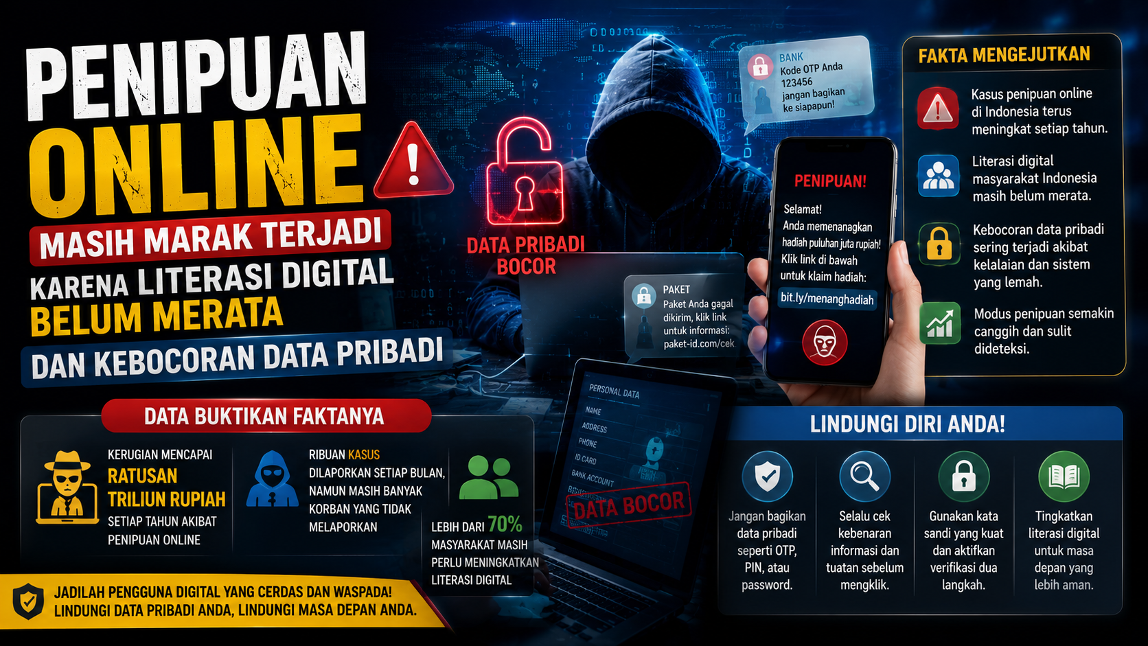 Dari Data Pribadi hingga Identitas Palsu, Begini Cara Kerja Penipu Online Modern