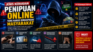 Dampak Penipuan Online Semakin Besar, Kenali Jenis Kerugiannya
